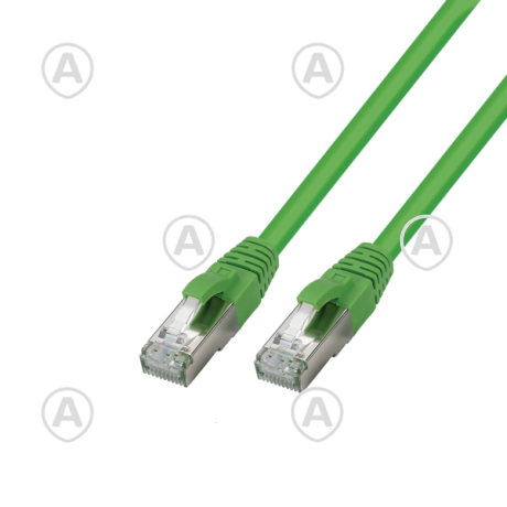 Vahekaabel Cat.6A S/FTP LSOH UltraFlex UL/3P GHMT sertikaat, roheline 20,0m