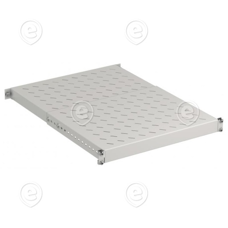 Seadmeriiul reg.350-600mm 1U RAL9005, 150kg kandevõime                                                                                                                                             
