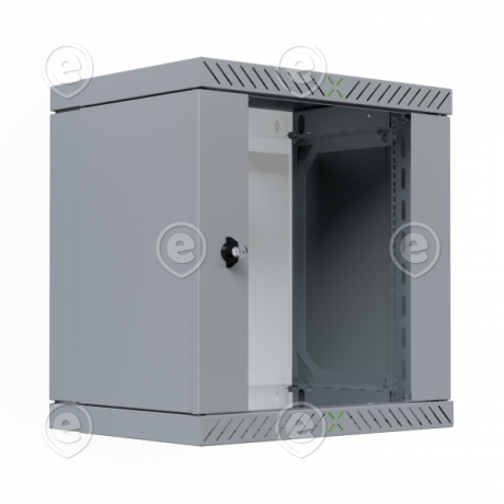 X-Rack 12U tellitava sügavusega seinakapp 400-600mm RAL7035