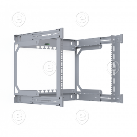 X-Rack 9U tellitava sügavusega seinaraam 400-600mm