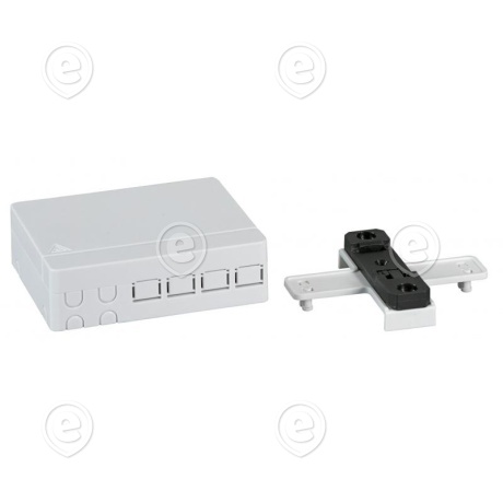 FTTX karp sisetingimustesse DIN liistule 4-kiule/adapterile 