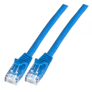 Patchcord Cat.6 UTP LSZH patch cable 0,5m blue    