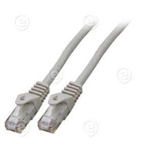 Patchcord Cat.6 UTP LSZH patch cable 0,25m grey