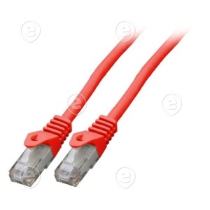 Patchcord Cat.6 UTP LSZH patch cable 0,5m red        