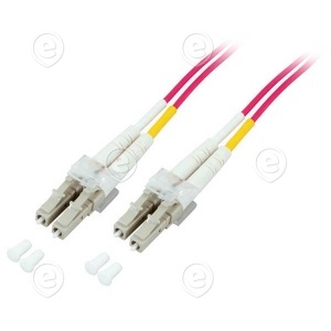 Patchcord MM LC/LC 2x5/125 OM4 0,5M