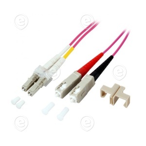 Patchcord MM SC/LC 2x50/125 0,5M OM4              