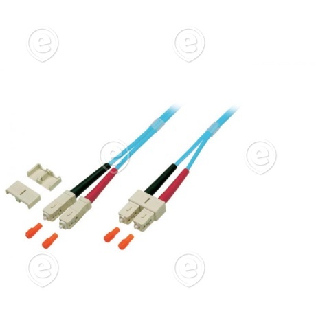 Jätkukaabel MM SC/SC duplex 2x50/125 OM3 2m                                                                                                                                         