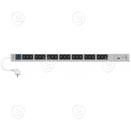 Toitesiin 21xC13 ampermeetriga, IP funktsionaalsus, 3m , pikkus 861mm                                                                                                                          