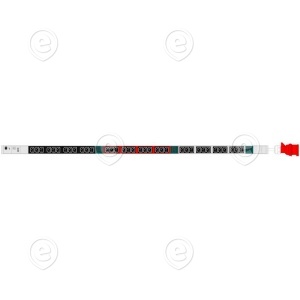 PDU 3x16A (max 11040W), 45xC13, length 1635mm, cord H05VVF.3G2,5mm² 3m AMP+IP                                                                                               