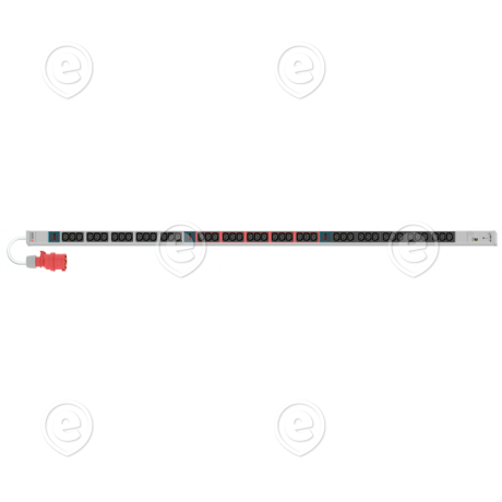 Toitesiin 3x16A (max 11040W), 45xC13, pikkus 1635mm, kaabel H05VVF.3G2,5mm² 3m AMP+IP                                                                                               