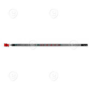 Toitesiin 3x32A (max 22080W), 18xC13+6xC19, pikkus 1742mm, kaabel H05VVF.5G4,0mm² 2m                                                                                                