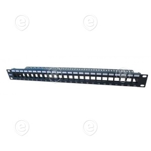 Modularpaneel MMC 24xRJ45 1U, ilma pesadeta, Light versioon                                                                                                                         