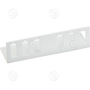 Distribution Plate, RAL7035 6 SC spx or 6 LC quad Adapters