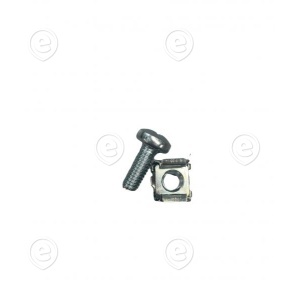 Set of Captive Nuts 50 x M6 for Front Mounting (50 x Nut., Screw)                                                