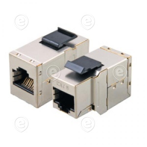 Adapter RJ45-RJ45 Cat6 UTP snap-in                