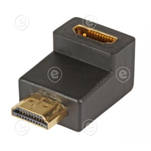 Adapter HDMI A pesa - HDMI A pesa (90° üles)                                                                                                                                             