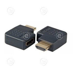 Adapter HDMI A pesa - HDMI A pistik (270° nurk vasakule)                                                                                                                                             