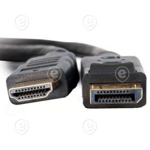 Converter DisplayPort v1.2 to HDMI, M/M, black, 2 m