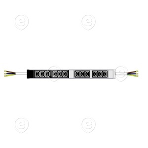 PDU 2x3 C13 with two separate circuits