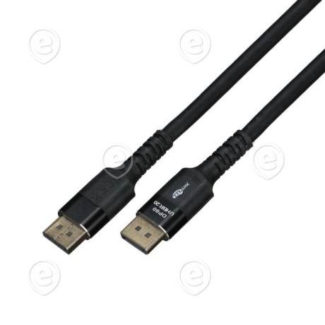 DisplayPort 2.1 kaabel, 0,5m;  16K/60Hz / 80Gbit/s 