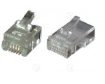 CAT6A RJ45 Snap-in adapter j/j  shielded, high- grade st