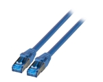 RJ45 Patch cable S/FTP, Cat.6A, Cat.7 Raw cable TPE superflex, 5m, red