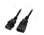 Extension Power Cable C13-C14 1,5m Black            