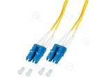 Duplex Jumper LC-LC 9/125µ, OS2, LSZH, yellow, 1.2mm, 2m