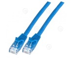 Patchcord Cat.6 UTP LSZH patch cable 5,0m blue    