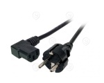 Extension Cable C20 180° - C19 180°, black 1,8m