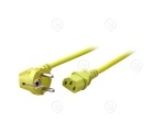 Powercord 0,2 C14/Schuko jack                         