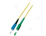 Duplex Jumper SC/APC-SC/APC 9/125µ, OS2, LSZH, yellow, 3.0mm, 2m