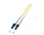 Duplex Jumper LC-FC 9/125µ, OS2, LSZH, yellow, 2.0mm, 20m