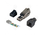 RJ45 Keystone STP, Cat.6A, 500MHz, components certified