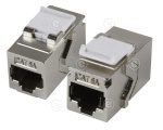 Adapter RJ45-RJ45 Cat6A compact design                