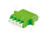 LC Duplex Adapter without Flansch im Plastic housing