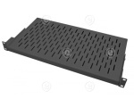 Shelf 19" 2U RAL9005, reg.                        