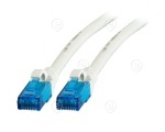 Vahekaabel CAT6A UTP 0,5m (kollane) INFRALAN seeria