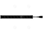 PDU 12xSchuko ,ampermeter, IP func, 3m -IEC60309 , length 732mm       