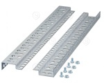 19" Mounting Rails for Wall Housings 1-Part/2-Part 21U                                                  