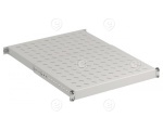 Shelf 19" 2U RAL9005, reg.                        