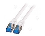 Vahekaabel CAT6A S/FTP 10G 7,5m (valge) Superflex                                                                                                                                    