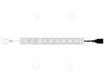 Monitored ATS 19", 2xSchuko, max 3680W , 2x3m Schuko plug , grey                                                                                                                                       