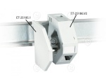 Raam 80x80mm 2-le keystone tüübi pesale, RAL9010                                                                                                                                    