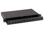 Distribution Plate, RAL7035 6 SC dpx or 6 LC quad Adapters