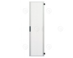 Steel Door Perforated for PRO 42U, 2-Part, Width 600 mm, 3-Pt.-Locking Black