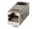 Adapter RJ45-RJ45 Cat6 UTP snap-in                