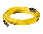 Cat.7 In-/Outdoor cable 1200MHz AWG23 S/FTP, PE jacket, inner Dca, Sw&Or,25m