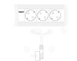 Moodul Magnat Box 1xSchuko; 2XRJ45; 2XUSBC; 2XHDMI                                                                                                                                                        