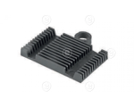 Splice box sliding version 1U without front panel, unequipped, grey